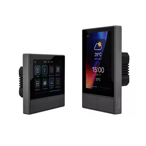 All-in-One Smart Scene Wall Switch EU/US Wifi Smart Thermostat Display Alexa Google Home Compatible 