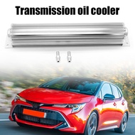 Car Finned Transmission Cooler Condenser 8 P Tube Air Conditioning Tube Belt Condenser with 2 Fitting 15 In Oil Cooler Universal