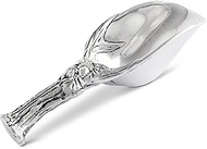 Arthur Court Antler Oak Leaf Handle Bar Ice Scoop, Dry Bin Scoop, Dry Goods Scoop, Candy Scoop, Spic