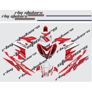 Decals, Sticker, Motorcycle Decals for Yamaha sniper 150, red