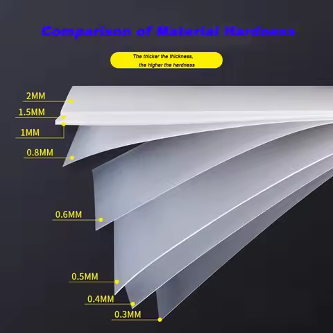 DIY Material Processing Customization/PP Frosted Translucent / PVC Thin Plastic Sheet