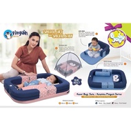 Baby Joy Penguin Series Pool Mattress + Mosquito Net BJK4017