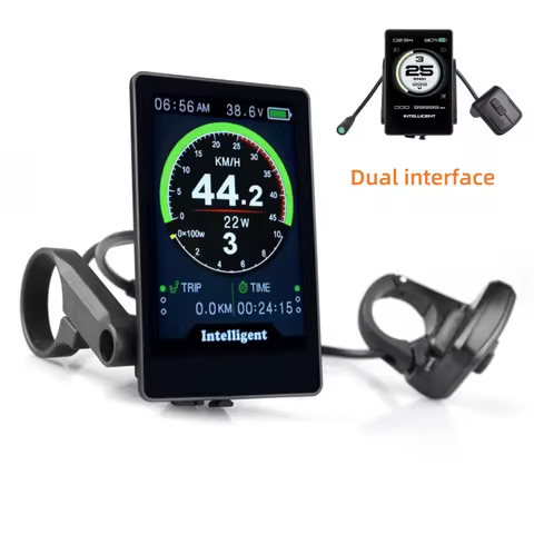 Dual-Interface Multi-Language Display, Bafang BBS Motor UART Agreement Color Display 860C TFT Displa