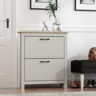 Synergy House Limestone 2 Door Shoe Cabinet