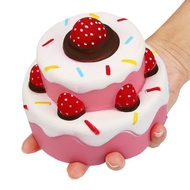 Jumbo Squishy Strawberry Cake Super Slow Rising Toy Cute Gift Random Color