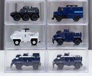TINY微影香港警察裝甲車模型銳武煞臣沙利臣合金比例1:72