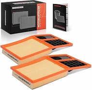 Frankberg 2x Air Filter Compatible with Polo 6C1 6R1 1.4L 1.6L 2009-2014 O.c.t.a.v.i.a II 1Z3 1.4L 2