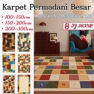 LOKAL [FJ] New Rainbow Checkered Design [100x150/160x210/200x300cm] BUY LOCAL European Style Floor C