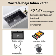 Shower Mandi Set 4 Fungsi / Hitam Kepala Shower / Shower Kamar Mandi Panas Dingin Shower Faucet