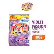 Deterjen Bubuk Daia Violet 800gr 1 Dus Isi 12 Pcs / Sabun Cuci Pakaian Baju 1 Karton