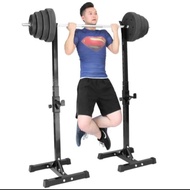 Height Adjustable Home Gym Fitness Dumbbell Rack Free Squat Stand Rack Weight Adjustable Squat Dumbl