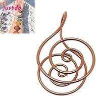 JUSTODO Copper Palm Ring, Jewelry Accessories Adjustable Spiral Palm Ring,  Portable Handmade Reiki 
