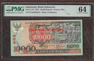 Uang Kuno 10000 Rupiah Barong PMG