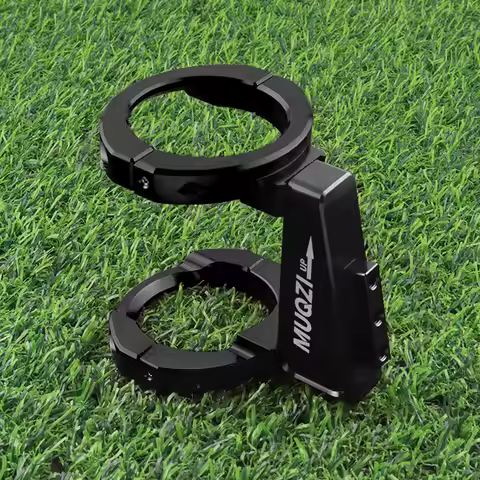 Bike Front Bag Holder Adapter Adjustable Clamp Ring Folding Bicycle Pig Nose Pannier Adapter for Bir