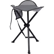 Portal Tall Folding Tripod Stool for Outdoor Camping Walking Hunting Hiking Fishing Travel, Support 