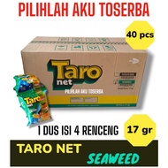 Taro NET Snack SEAWEED RUMPUT LAUT RENCENG - ( HARGA 1 DUS )