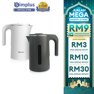 Simplus Electric Jug Kettle (1.8L/1500W) 304 Stainless Steel Auto Power Off Boil-Dry Protection