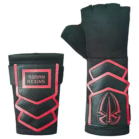 Roman Reigns Glove Set Gloves Red Bule AJ Styles Gloves The Phenomena Total Nonstop Action Wrestling