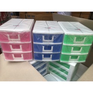 Small Drawer 3 Levels (18.5*26.7*22 cm) Mixed Colors