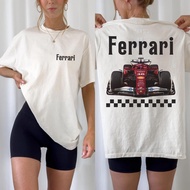 Ferrari T-Shirt Season 2025 Racing Gift for Men and Women F1 Fan Merch Formula 1 Unisex Tee Charles 