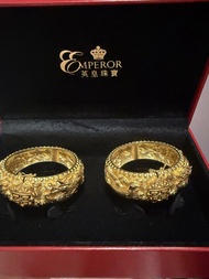 仿金器 仿金立體龍鳳鈪