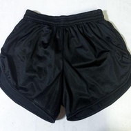 Plain Athletic Short Black & Green Quality Fabric