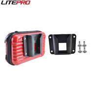 Litepro 412 Folding Bike Lovely Pig Nose Bag Plastic Rear Adapter Buckle Front Frame Bag Replacement Mount For Brompton