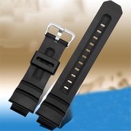 Resin Watchband Strap for Casio G-SHOCK AW-591 AW-590 AWG-M100 101 Men Watch Band Sport Waterproof 16mm Replacement Bracelet Acc