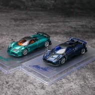CM 1/64 Pagani Imola Blue Green Alloy Diecast Car Model Toy Birthday Gift
