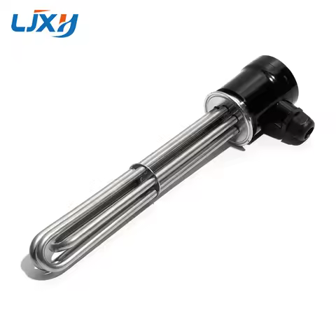 LJXH 2"Tri-clamp Tubular Immersion Water Tank Heater Heating Element All SUS 220V/380V 3KW/4.5KW/6KW