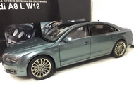 Jingshang Kyosho 1/18 Audi Audi A8 L/D4 W12 2010 Metal Gray Out of Print