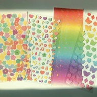 [Cocmim] Rainbow Doodle Shapes Korean Stickers