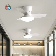 CocoCart   25 Inches/36 Inches Household LED Ceiling Fan Light 6 Levels Adjustable Frequency Convers