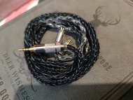 單晶銅鍍銀耳機升級線 2.5 0.78 noble,heir, 64audio ,fender ten3