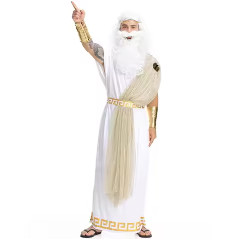 Halloween Prince Zeus Cosplay Costume Greek Mythological Story Cosplay Clothes Carnival Party Role P