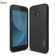 HITAM Case Samsung Galaxy J7 Pro Softcase iPAKY Carbon - Black