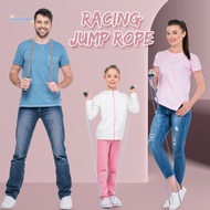[AuspiciousS] 2.8M Children'S Jump Rope Sports Jump Rope Transparent Handle Racing Jump Rope Sports Equipment