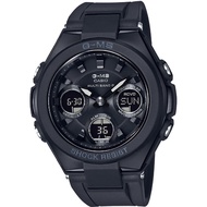 CASIO Baby-G MSG-W100G-1AJF [G-ms 2HRadio Wave Solar Watch PL Band Black IP] Round Watch Black Solar