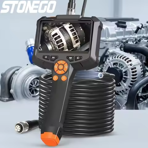 1080P Waterproof Endoscope Camera 4.3 IPS Screen 1m 5m 10m Cable 2000mAh Battery 3.5H Automotive Hom