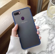 Case Oppo F9 เคสออฟโป้ F9 เคสขอบสี กันกล้อง เคส Oppo F9 เคสโทรศัพท์oppo F9 เคสมือถือ เคสโทรศัพท์ [Ar