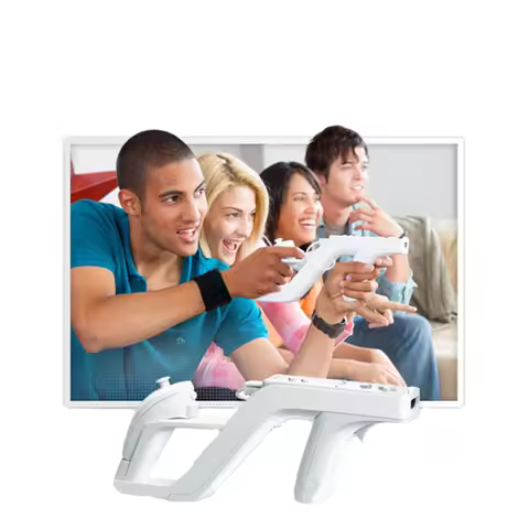 Remote Controller For Wii Zapper Gun Detachable Shooting Gun For Wii Controller Gaming Accessories W