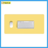 TECHGEAR - XA7035 (黃色) 35*70cm 防水 仿皮革 絨底 桌墊 電腦滑鼠墊 寫字枱 辦公皮革桌墊