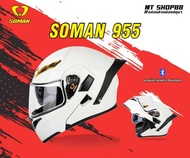 หมวกกันน็อคเต็ม แบบเปิดคาง Soman SM955-S
