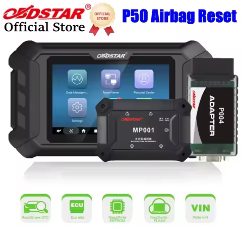 OBDSTAR P50 Airbag Reset+PINCODE Intelligent Airbag Reset Equipment Covers 92 Brands and Over 13200+