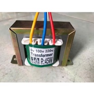 Square 45W transformer, 220v transformer to 100v, 110v, 50/60Hz, 45W, used for 100v Japanese domesti