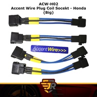 Accent Wire Plug Coil Socket Connector with Wire Set (ACW-H02) - Honda (Big Socket)