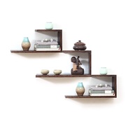 BW88/ Wooden Jiqi Solid Wood Wall-Mounted Antique Shelf Wall-Mounted Shelf Display Wall Shelf Shelf Decorative Wooden Sh