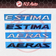 Toyota Emblem toyota Estima Aeras Rear Bonnet Emblem with Aeras Word