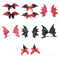 Crazy Devil Wing Hair Clips Party  Bat Wing Barrette Halloween Cosplay Hair Props