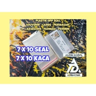 Opp Plastic 7x10 Jewelry & Souvenir - Opp Plastic 7 x 10 Cookies & Cards - Opp Glass Plastic & Seal 